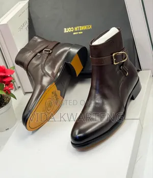 Executive Kenneth Cole Coffee Brown Boots