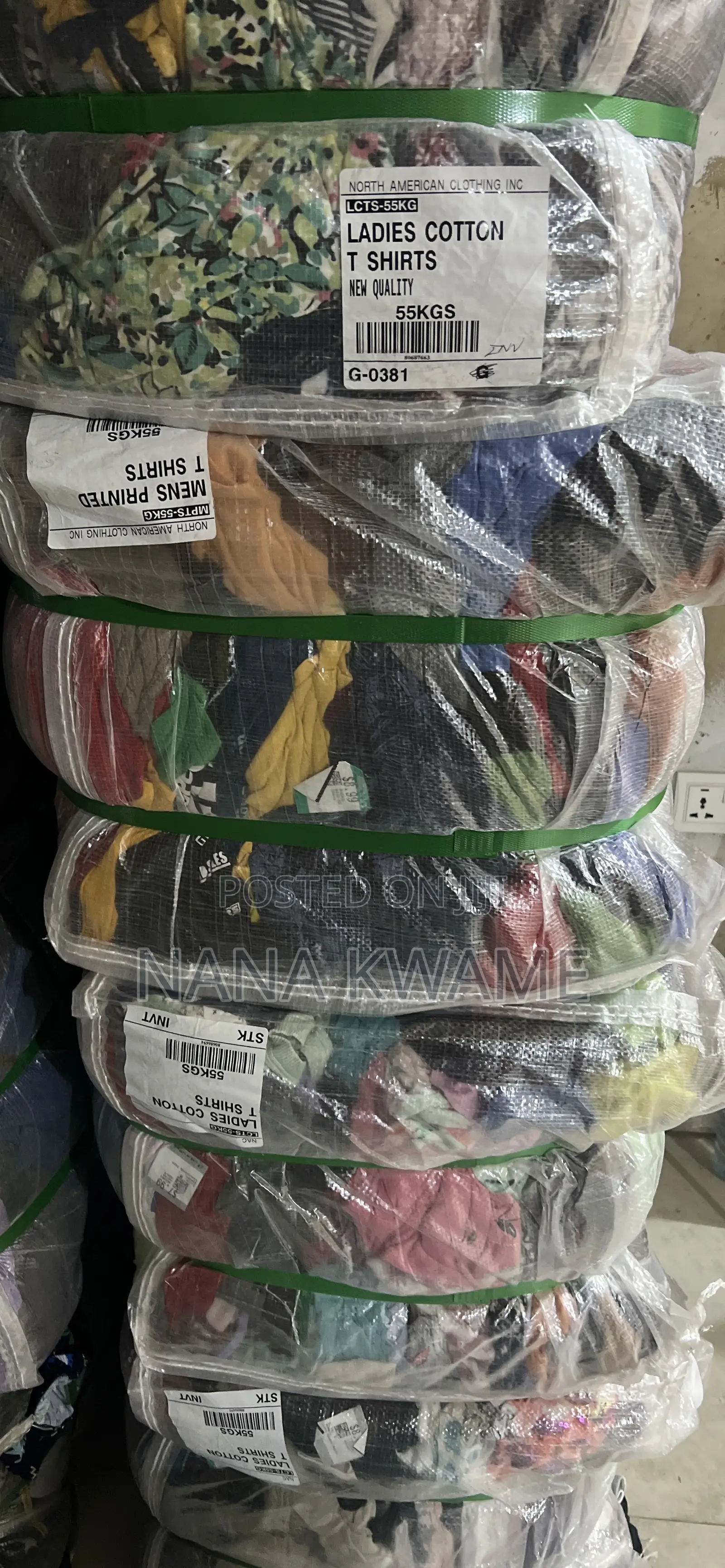Ladies Cotton T-Shirt Bale