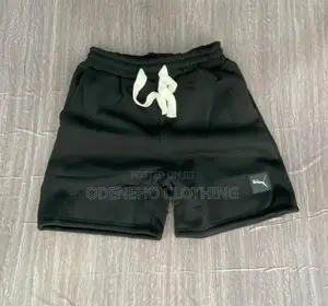 Black Puma Woolen Shorts