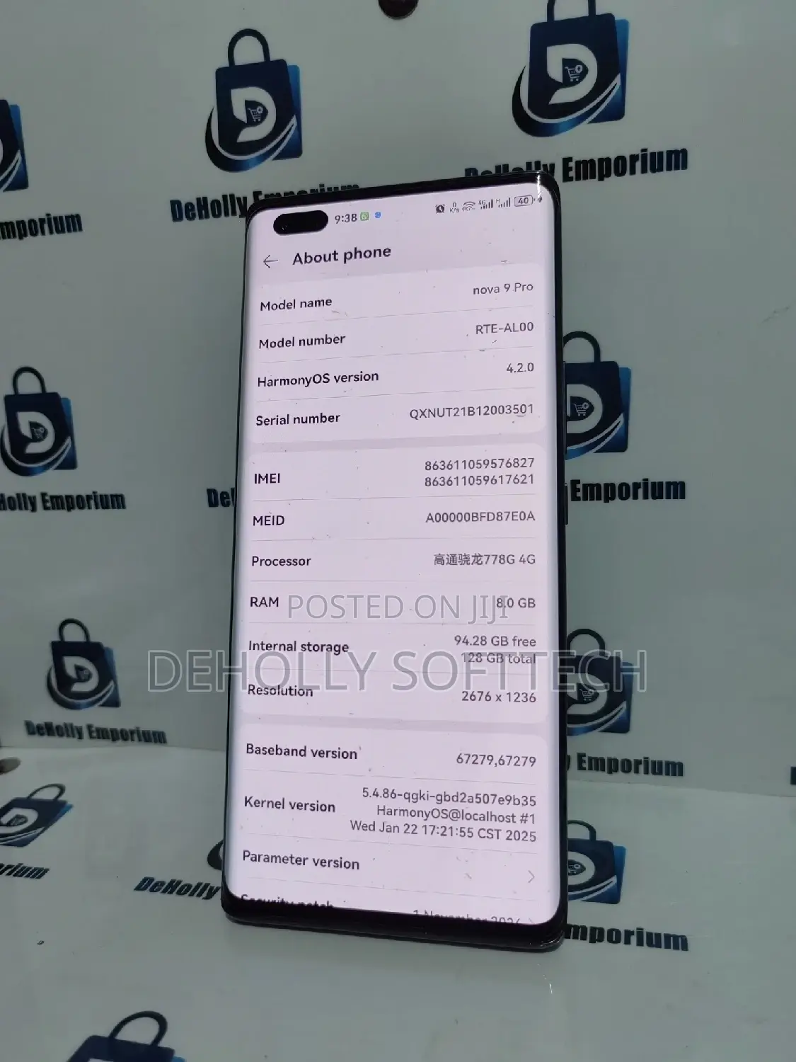 New Huawei nova 9 Pro 128 GB Black