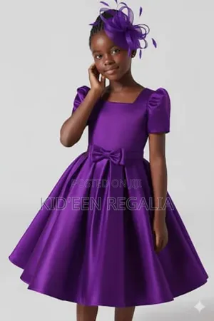 Beautiful Satin Dresses for Ages 6- 12