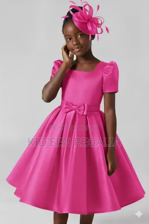 Beautiful Satin Dresses for Ages 6- 12