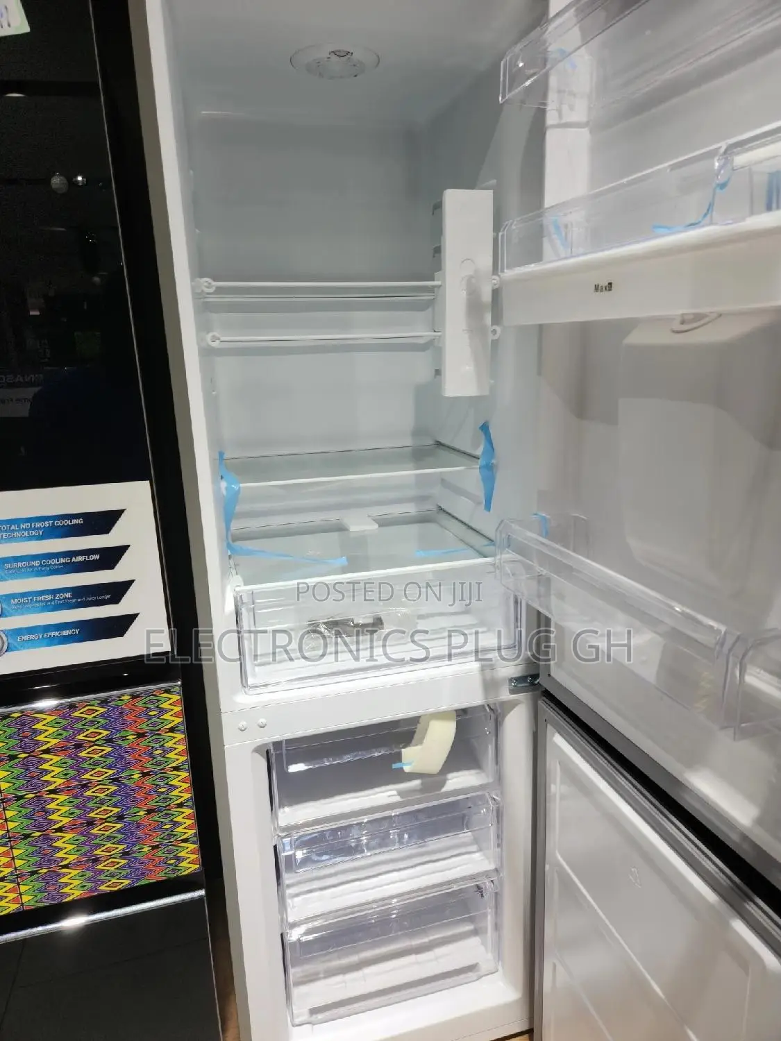 Nasco 307 Litres Bottom Freezer With Water Dispenser