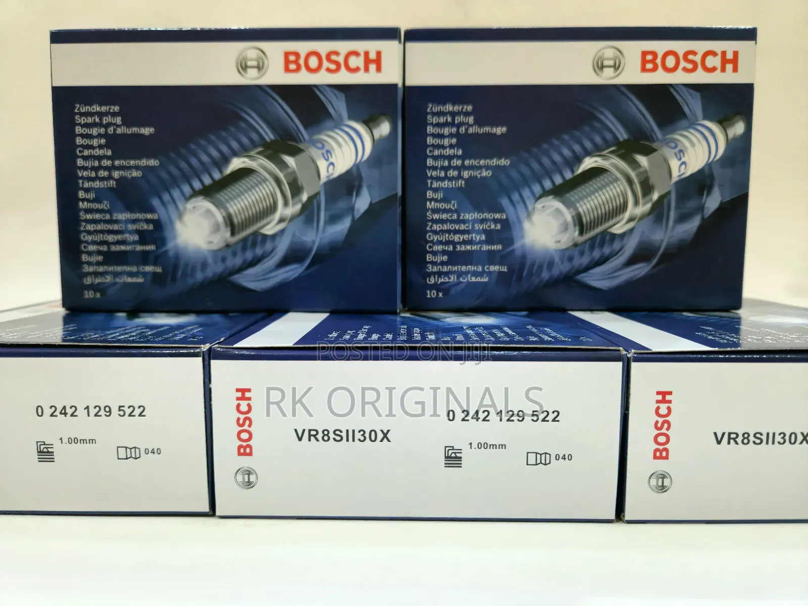 Bosch 9751 Spark Plugs For Honda/Nissan/Toyota/Range Rover/Mazda/Jeep