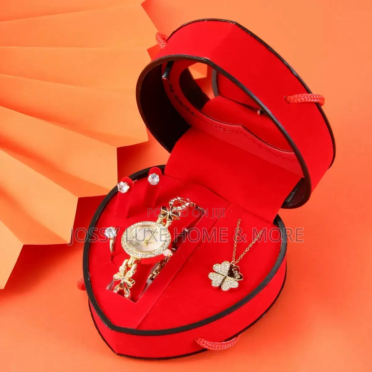 Double Drainage Diamond Watch Love Watch