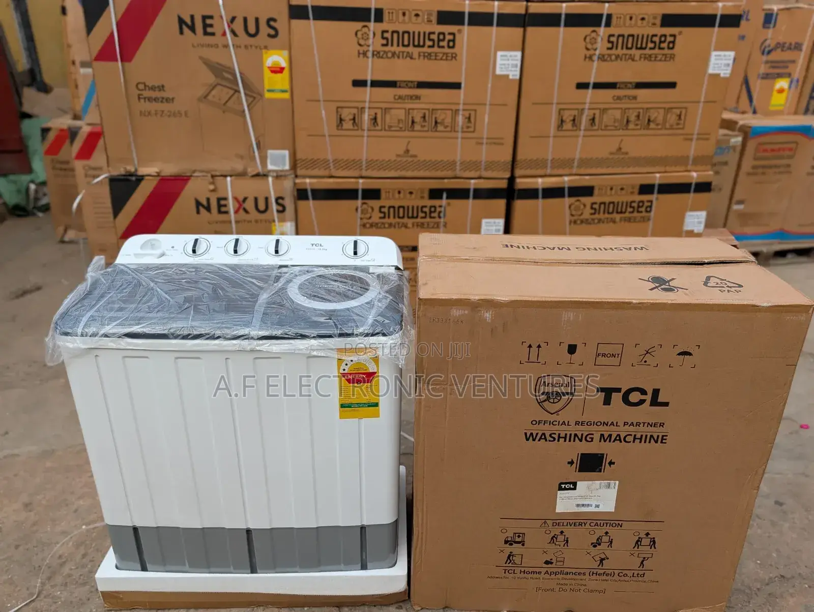 TCL 10.5kg Twin Tub Semi-Automatic Top Load Washing Machine