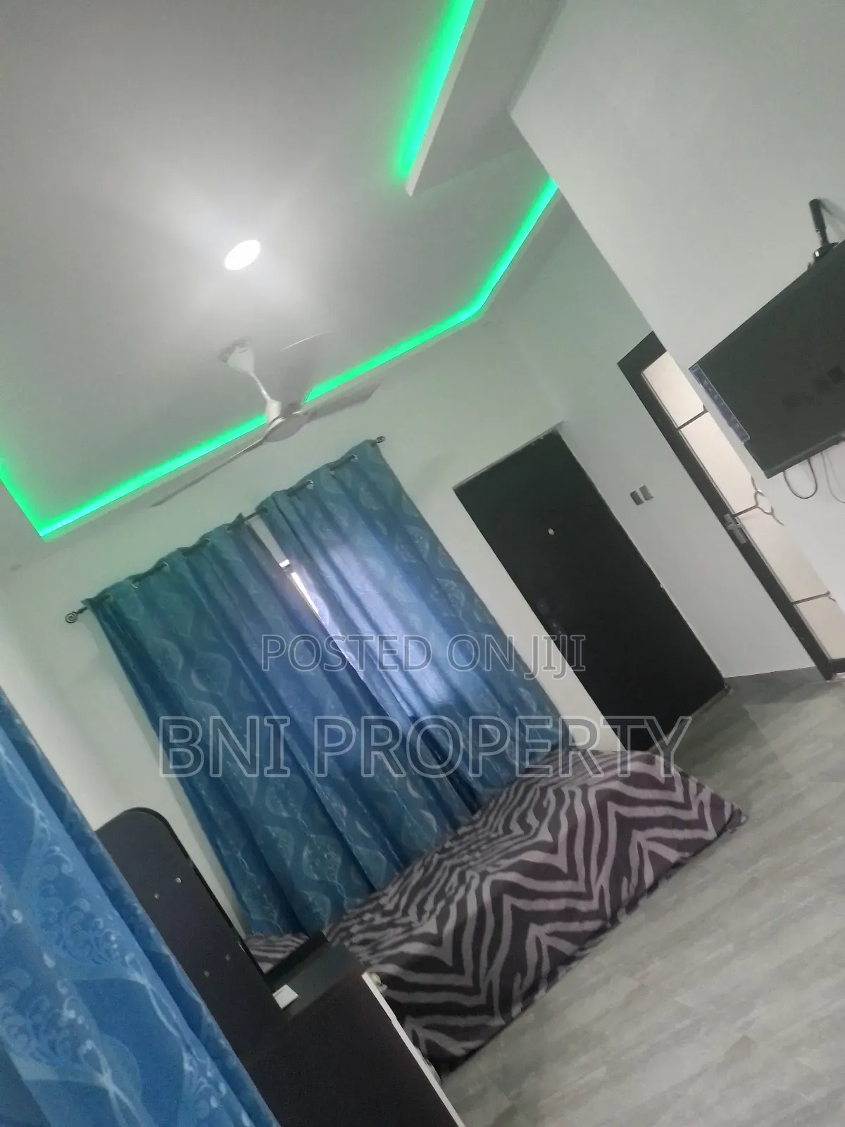 Furnished Single Bedroom and Balcony at Kwabenya