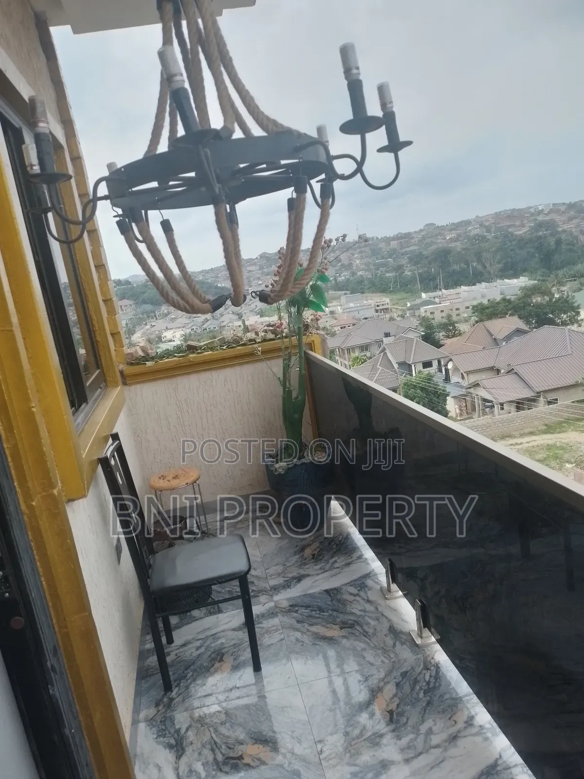 Furnished Single Bedroom and Balcony at Kwabenya
