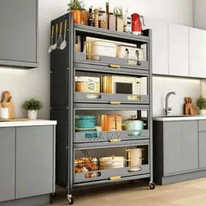 Costway 5 Tier Metal Rack. Multipurpose Rack