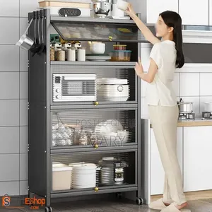 Costway 5 Tier Metal Rack. Multipurpose Rack