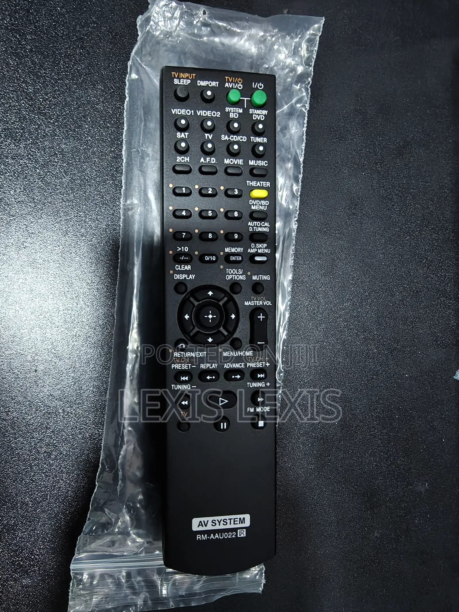 XINFUTE New RM-AAU022 fit for Sony Audio Video Receiver