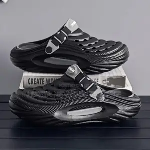 Black & Grey Crocs