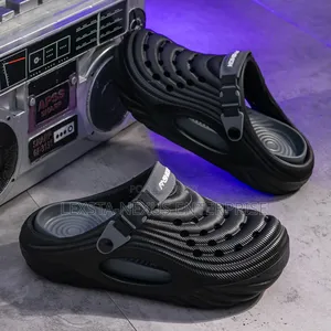Black & Grey Crocs