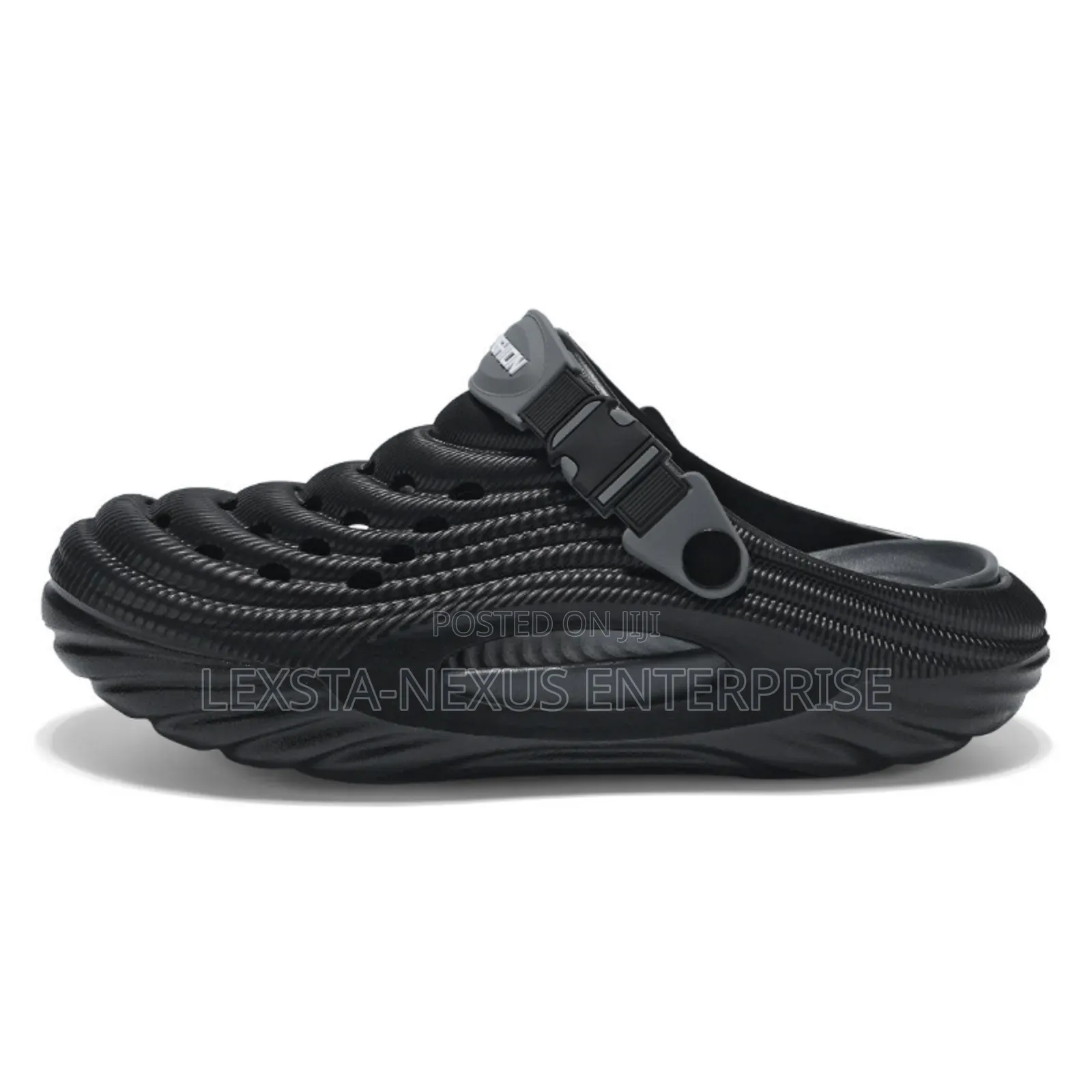 Black & Grey Crocs