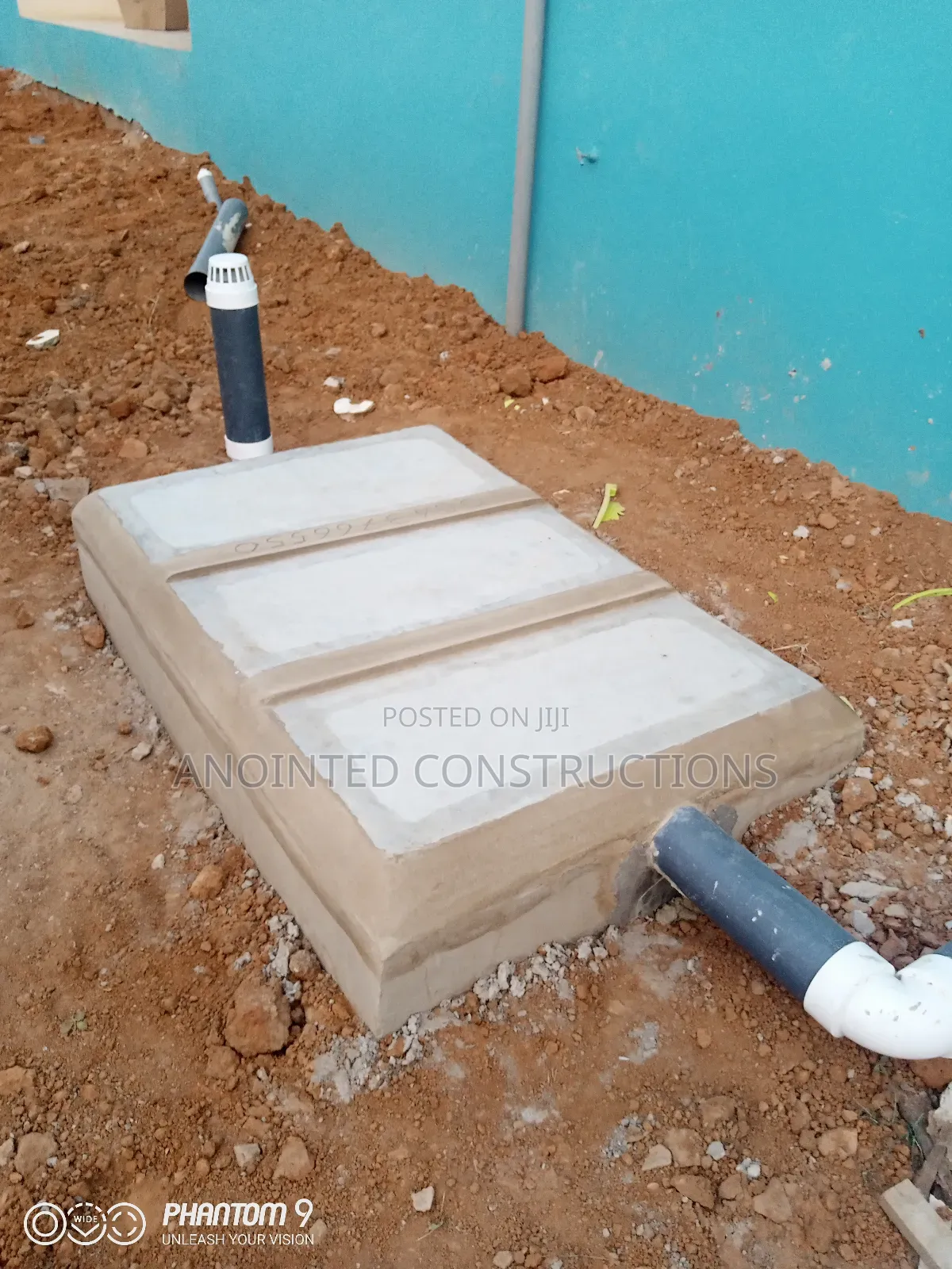 Bio-Digester Toilet Construction