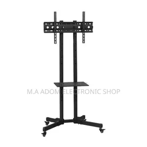 Tv Cart With Wheels DVD Shelf Suit Tv Between 32”-70”