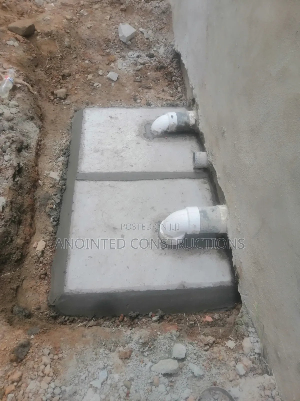 Bio-Digester Toilet Construction