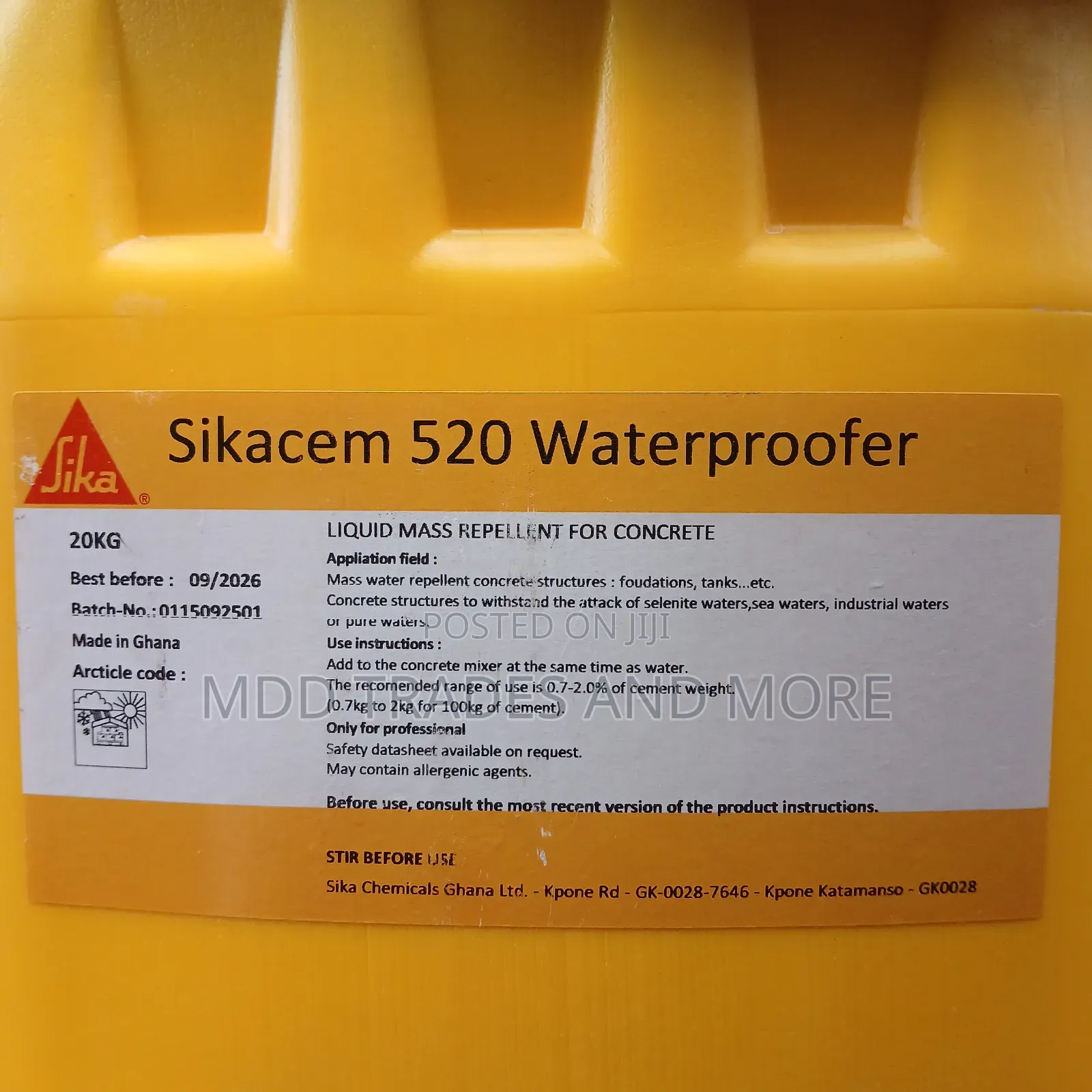 Waterproof Agent- Best Dealer -construction Works
