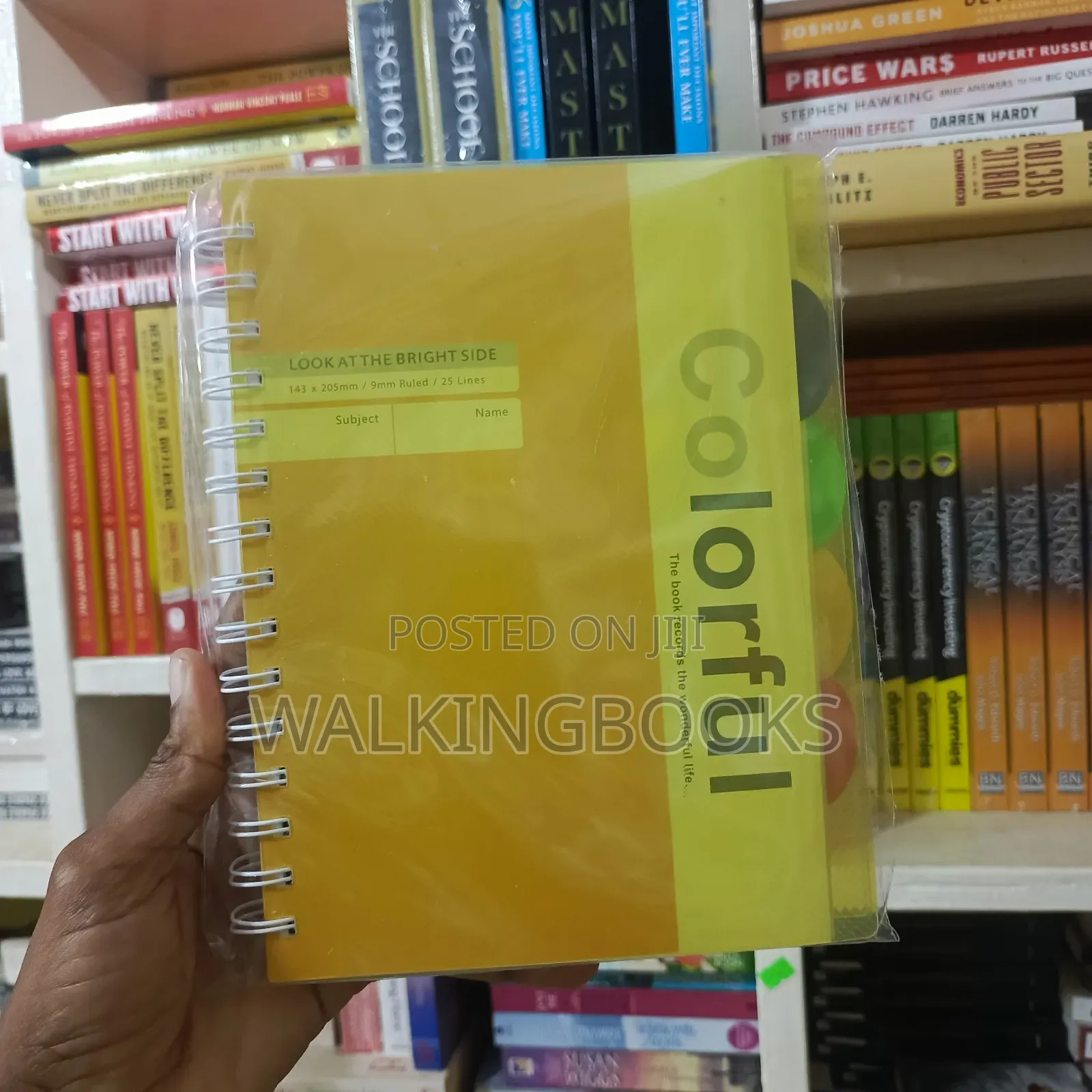 Spiral Notebook Colourful