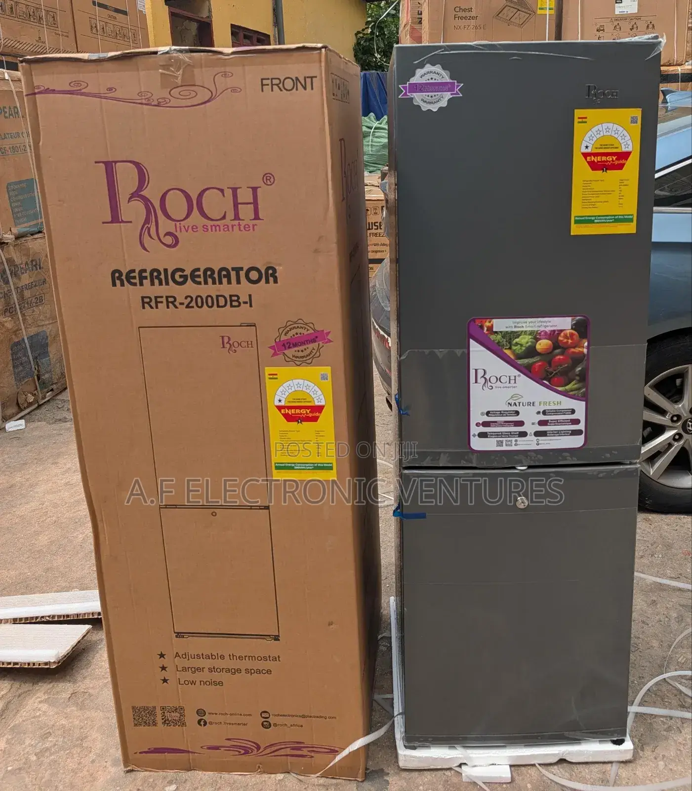 Roch 157-Litres Fridge With Bottom Freezer