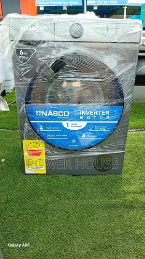 1. Nasco 6kg Front Loader – Clean Clothes Made Easy