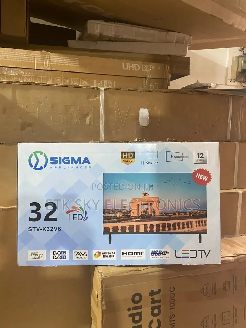 Sigma 32” Led Hd Digital Satellite Tv STV-K32v6