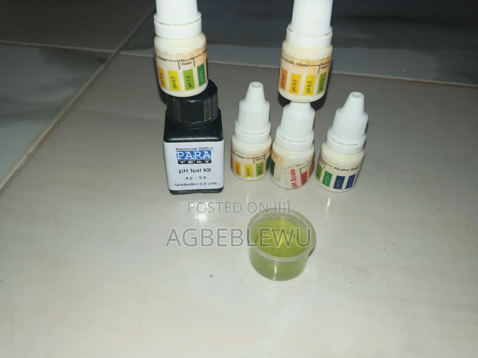 Liquid Type Ph Water Tester