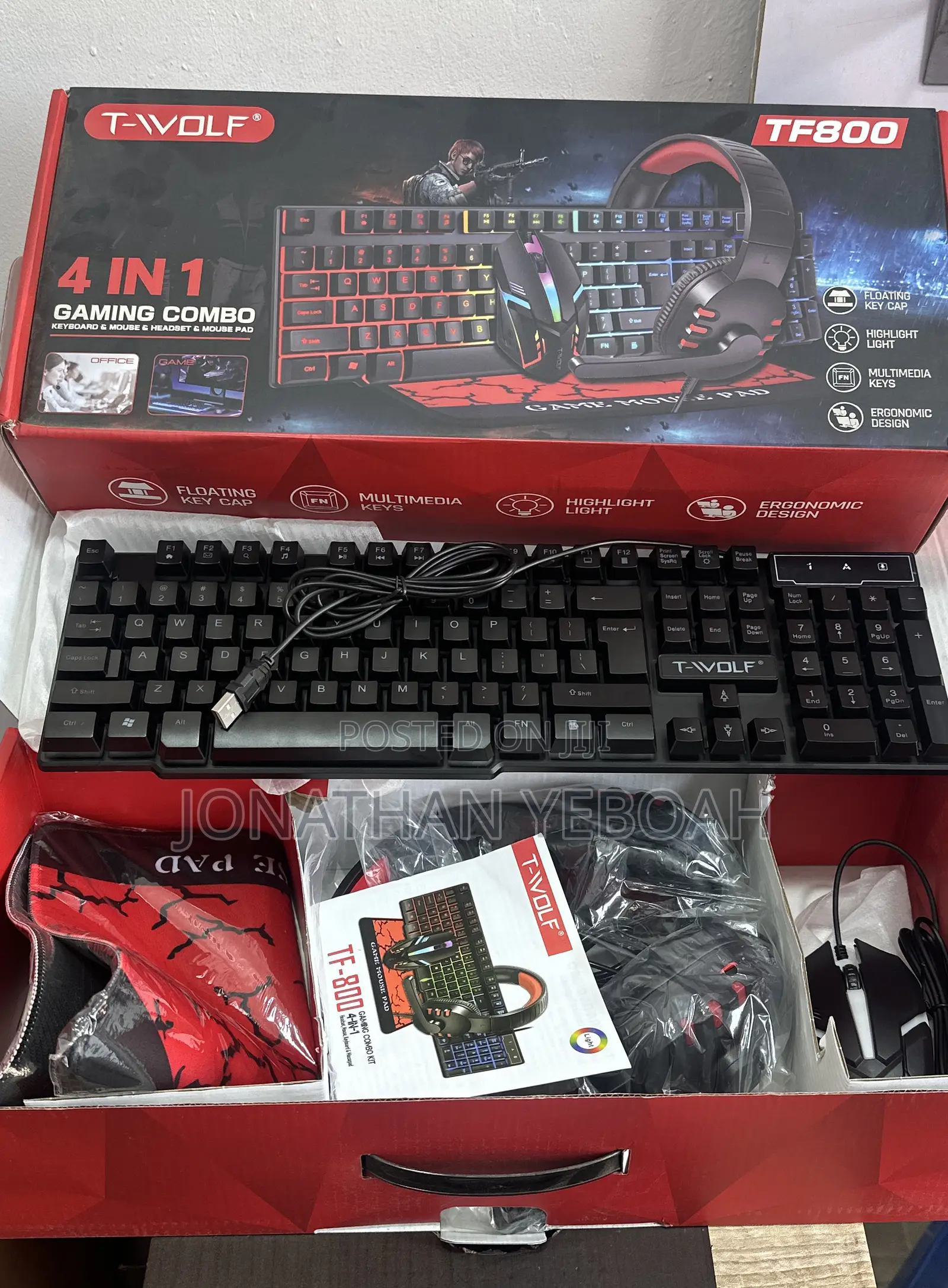 Gaming Combo 4in1