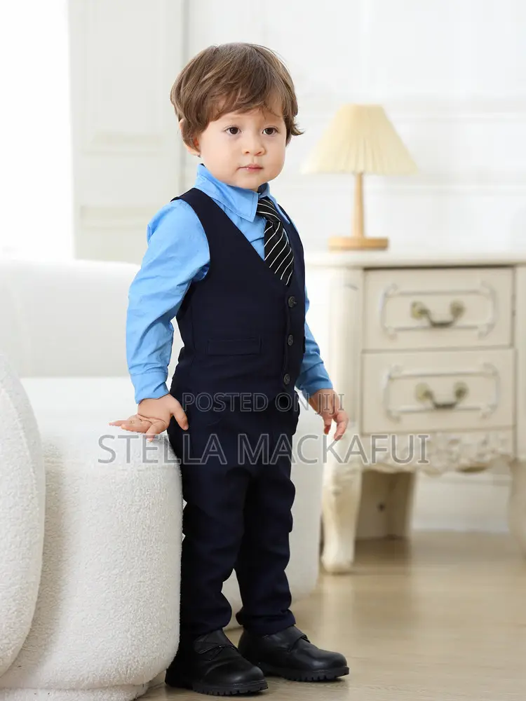 Executive 4pcs Suit Set For 1-7yrs Only..