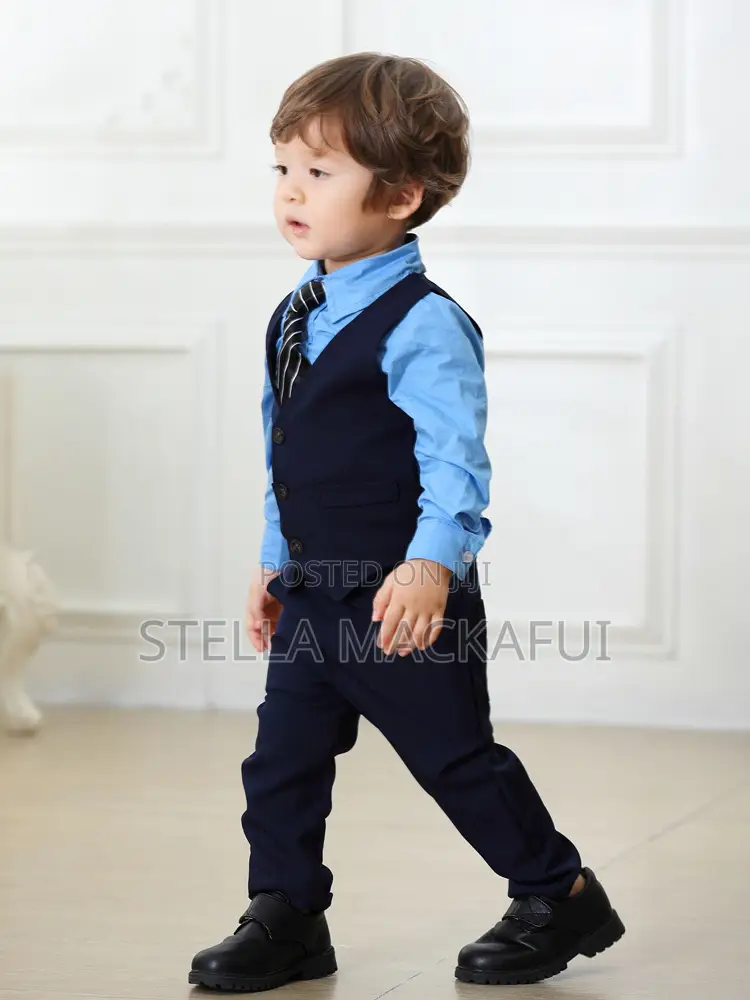 Executive 4pcs Suit Set For 1-7yrs Only..