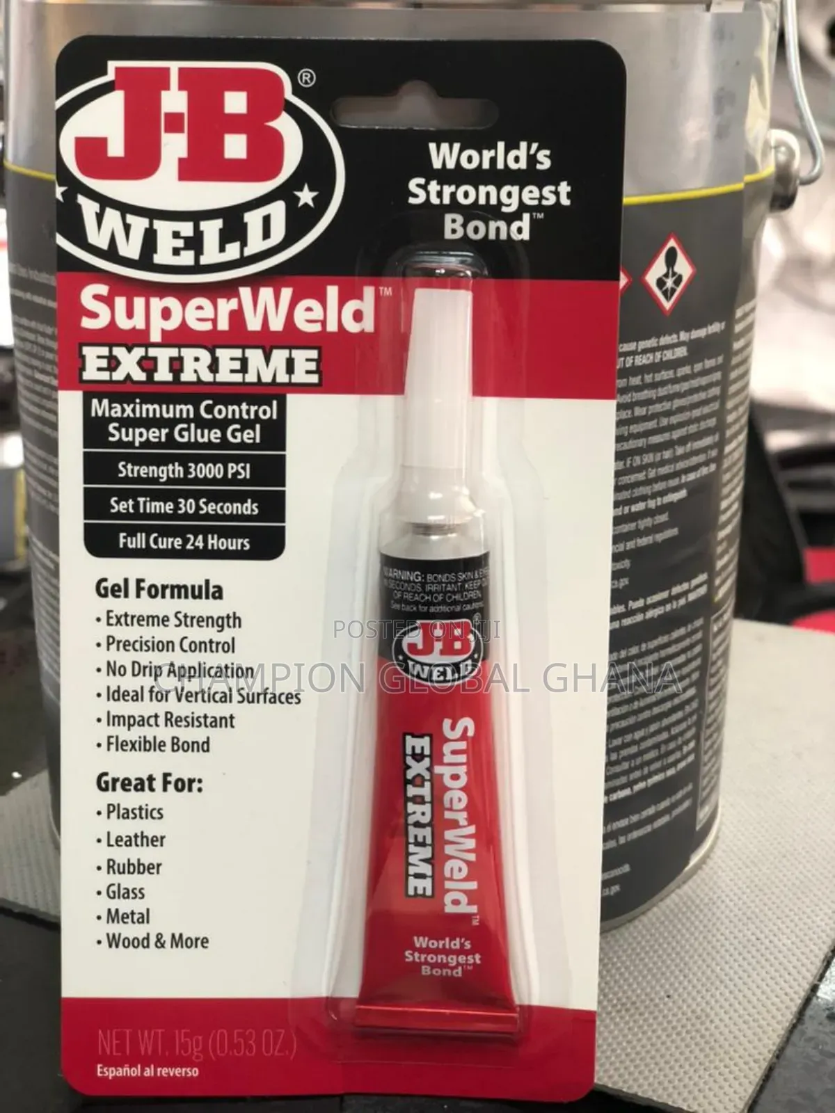 Superweld Extreme Maximum Control Super Glue Gel