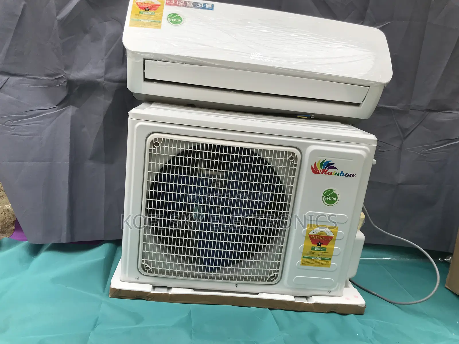 Safest Rainbow 2.5hp Split R410 Gas Ac