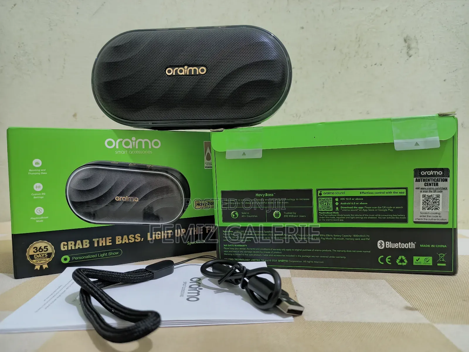 Oraimo Spacebox 8w Fm Wireless Speaker