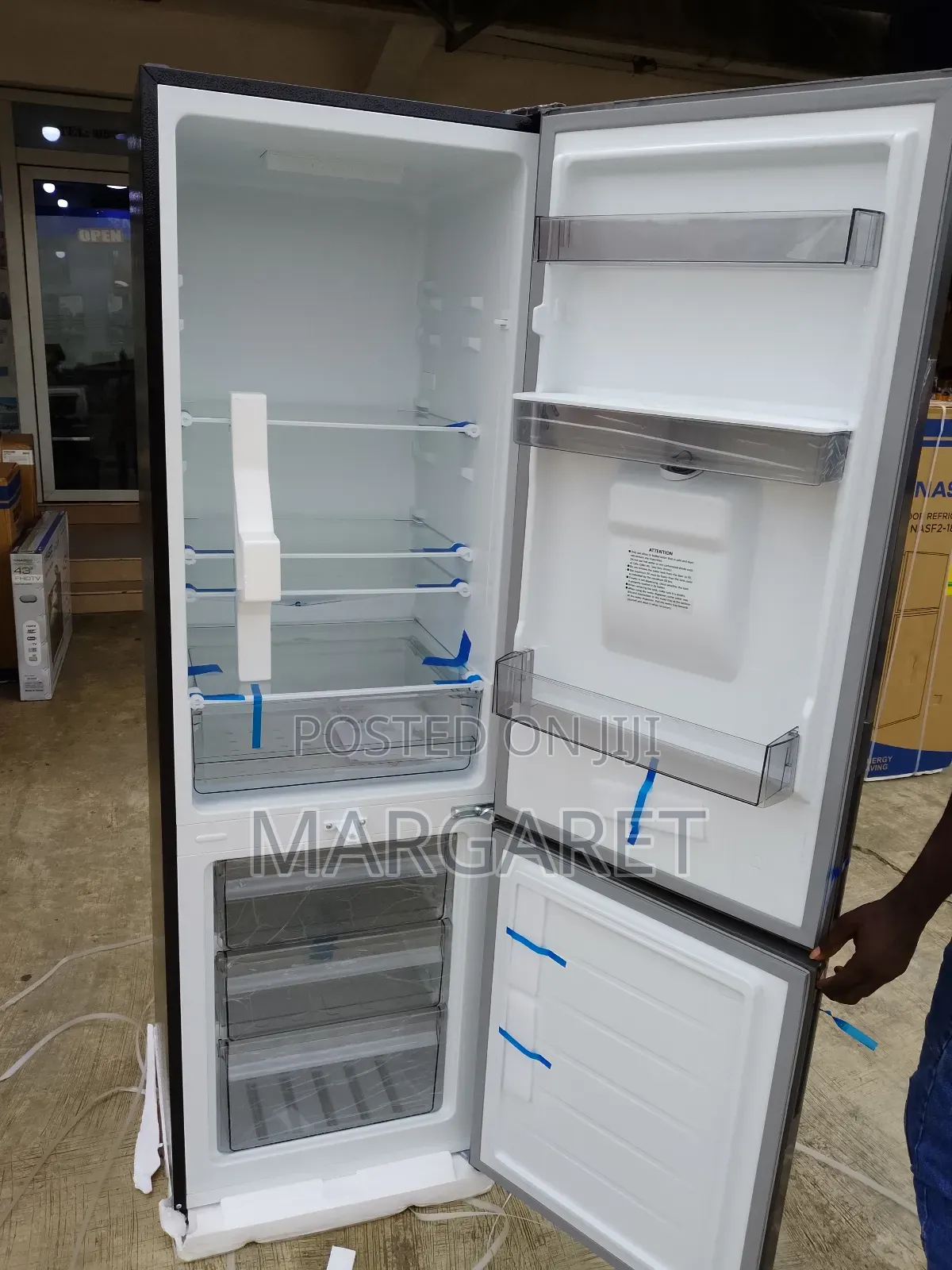 262 Litters Double Door Fridge Pearl