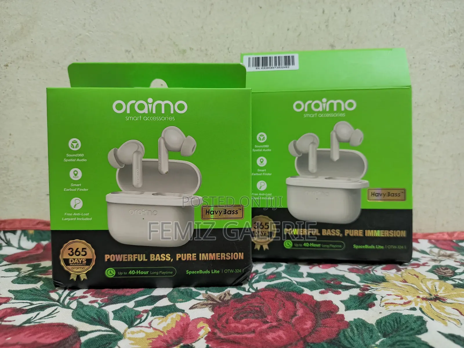 Oraimo Spacebuds Lite Sound360 Anti-Lost True Wireless Earbuds