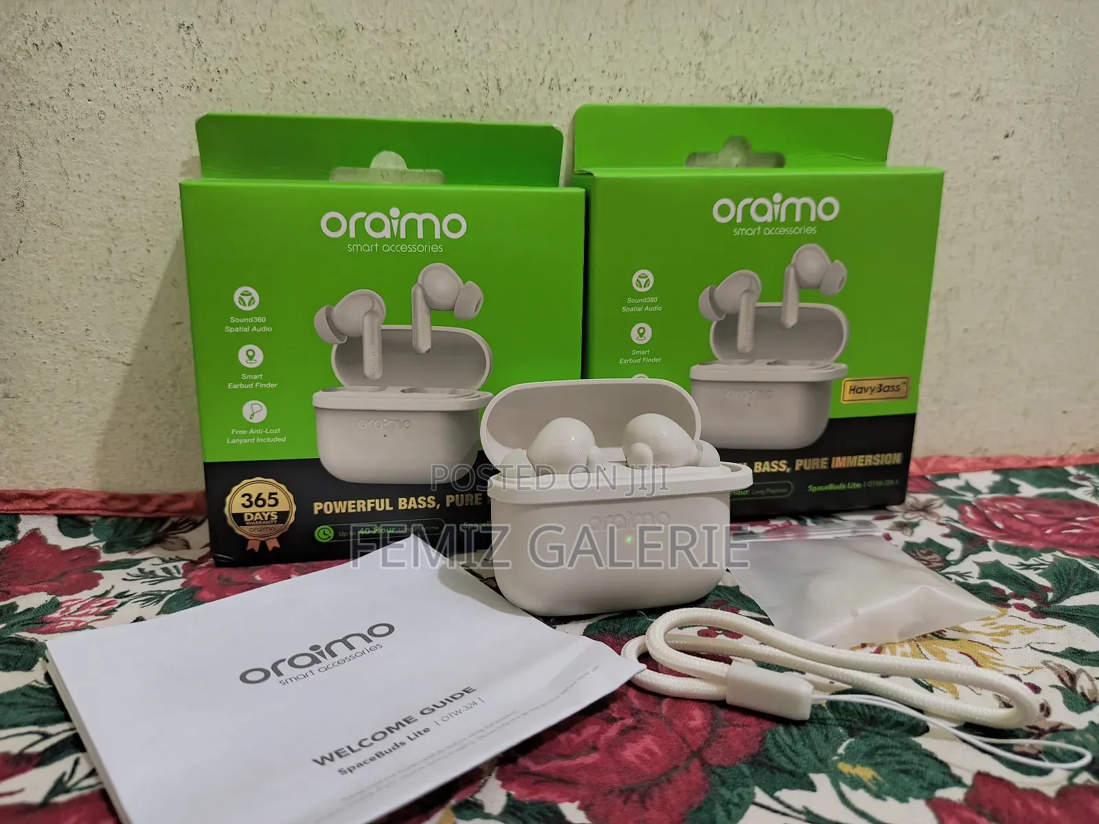 Oraimo Spacebuds Lite Sound360 Anti-Lost True Wireless Earbuds