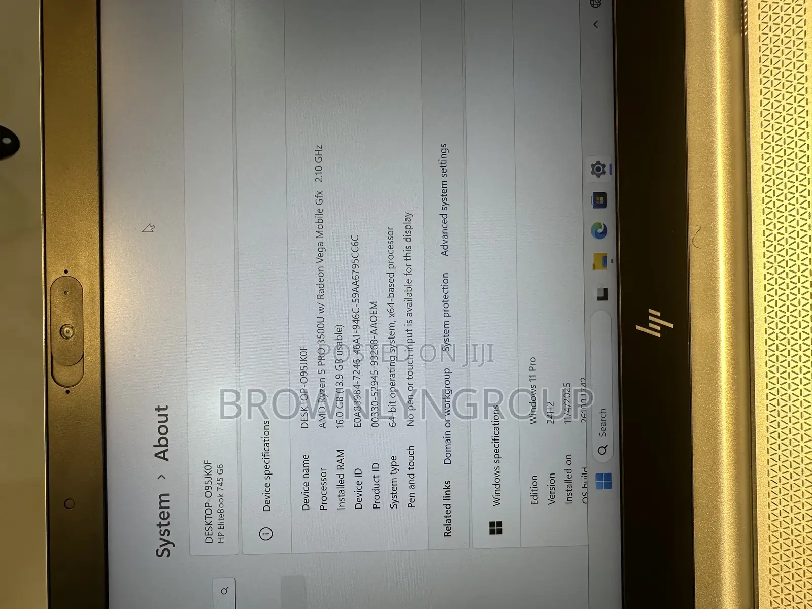 Laptop HP EliteBook 745 G6 16GB AMD Ryzen 5 SSD 512GB