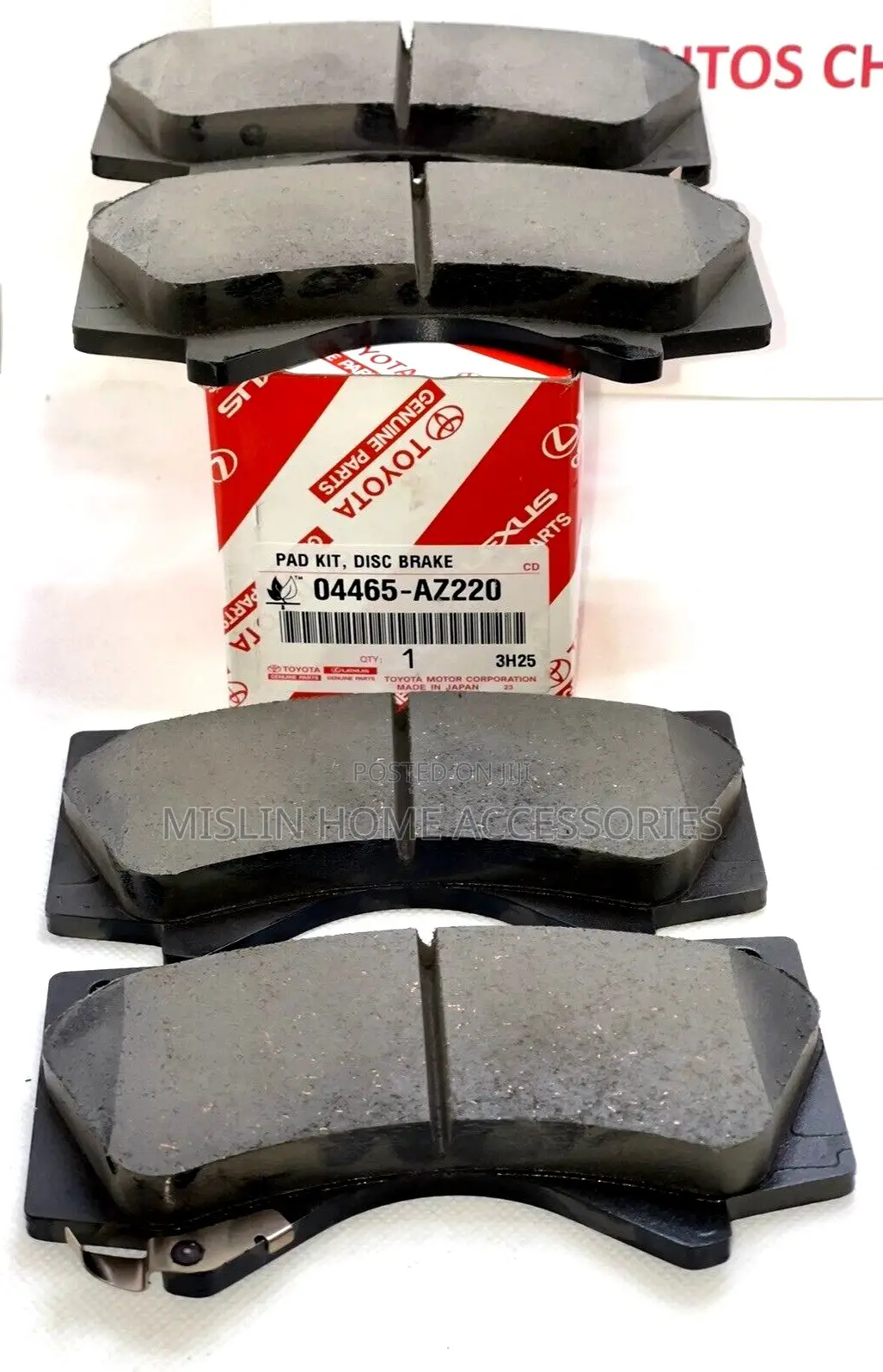Toyota Front Rear Disk Brake Pad Set Genuine Oem Part