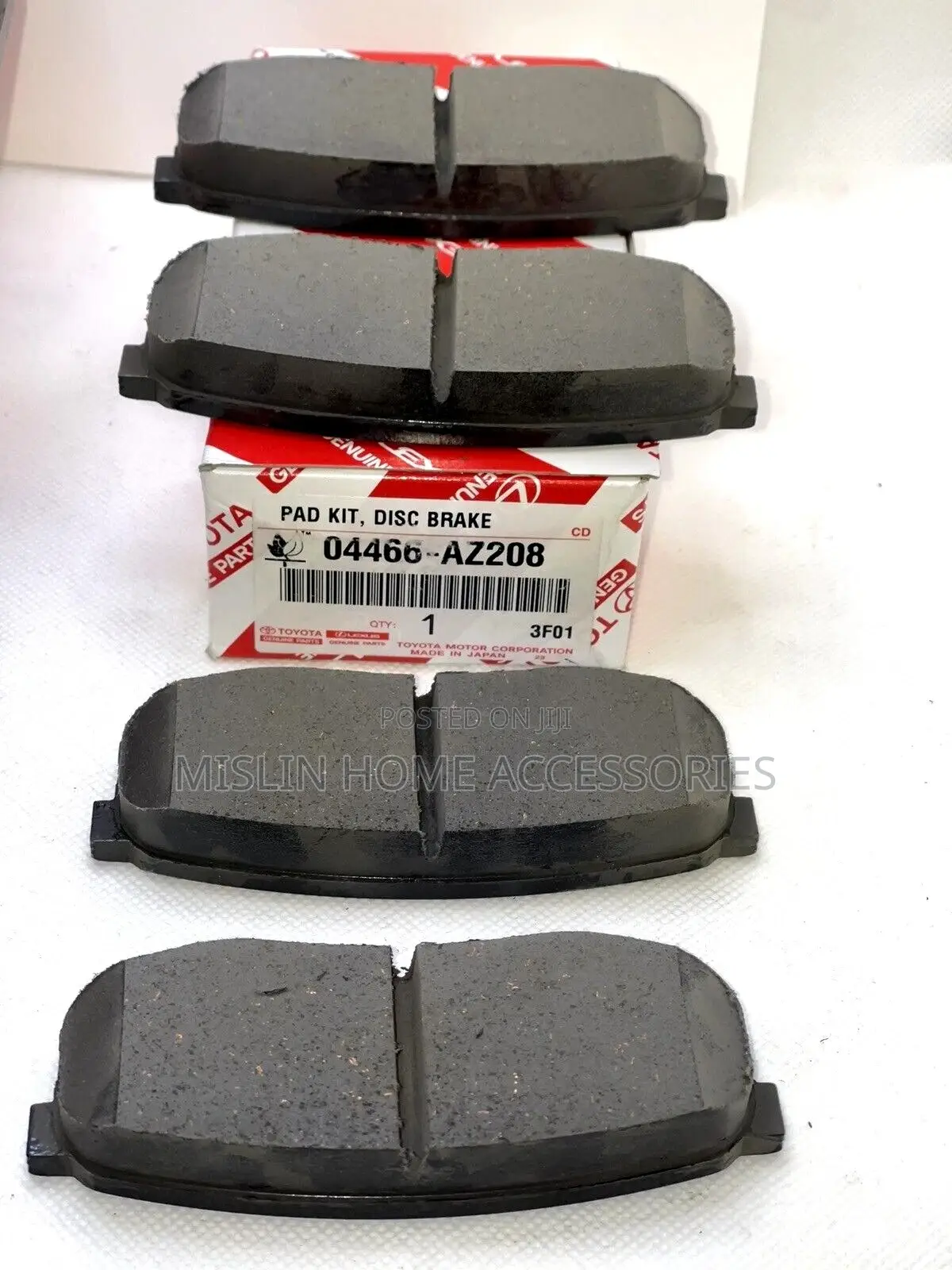 Toyota Front Rear Disk Brake Pad Set Genuine Oem Part