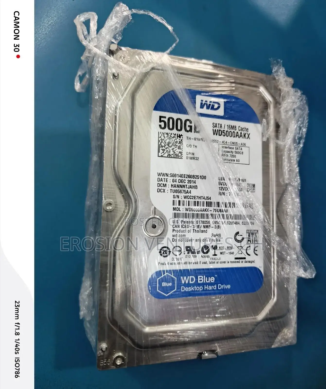 Desktop Hard Drive 500gb
