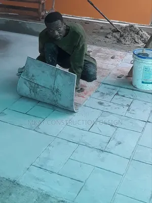 Mkay Designers. Chemical Concrete Stamping