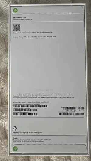 New Apple iPhone 17 Pro Max 512 GB Silver