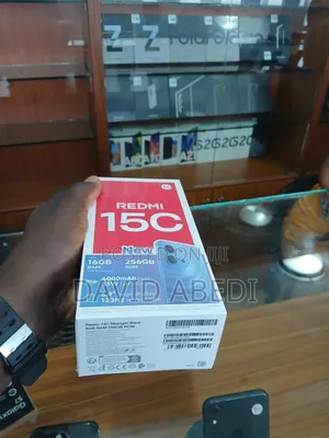 New Xiaomi Redmi 15C 4G 256 GB Black
