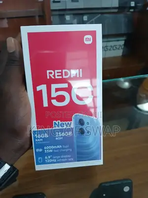 New Xiaomi Redmi 15C 4G 256 GB Black