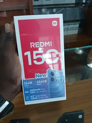 New Xiaomi Redmi 15C 4G 256 GB Black