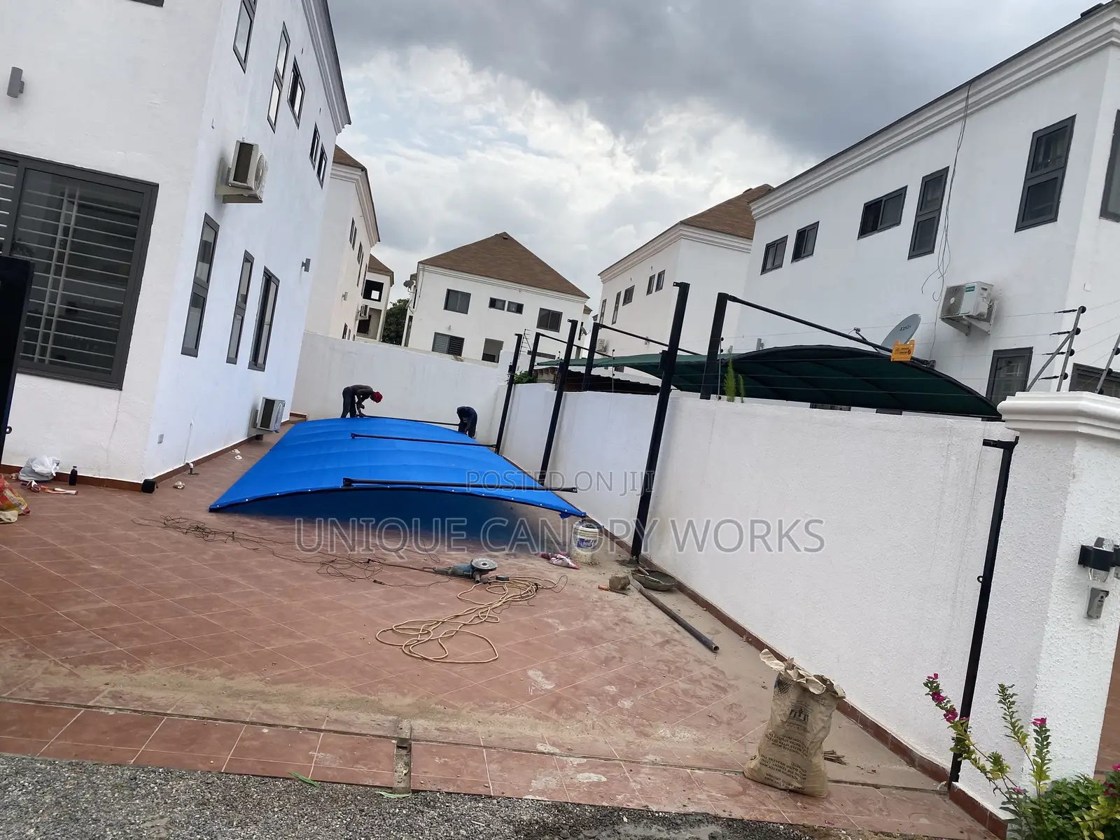 Slide Side Car Canopy