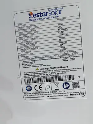 Solar Panel 580w
