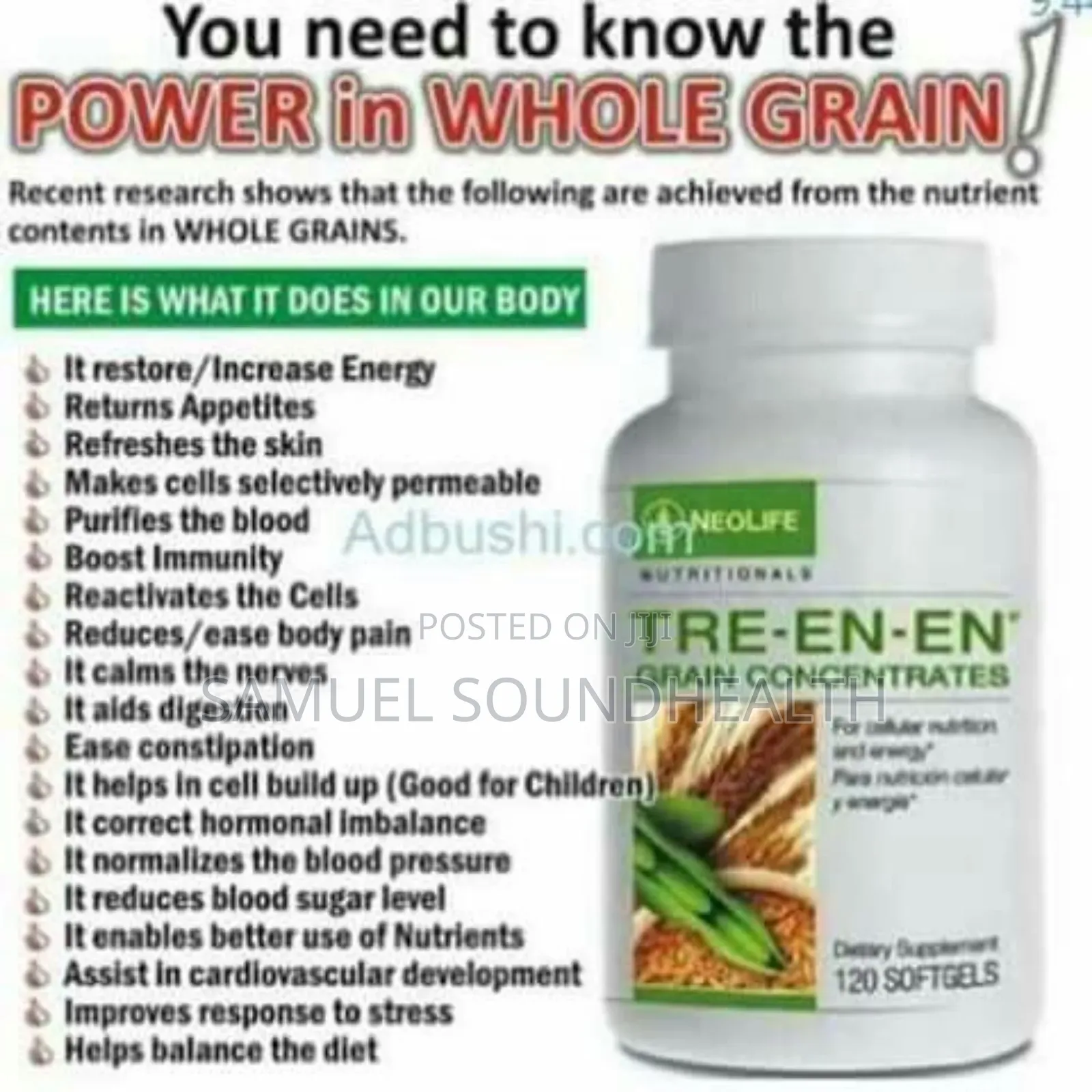 Tre en en Grain Concentrate
