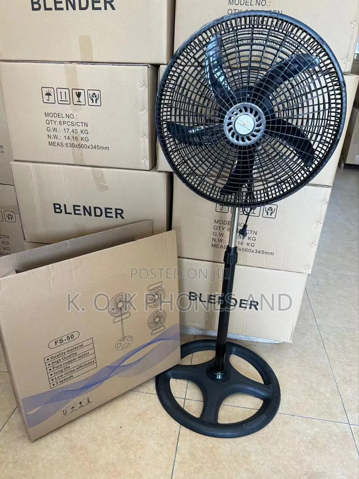 Silver Crest Standing Fan