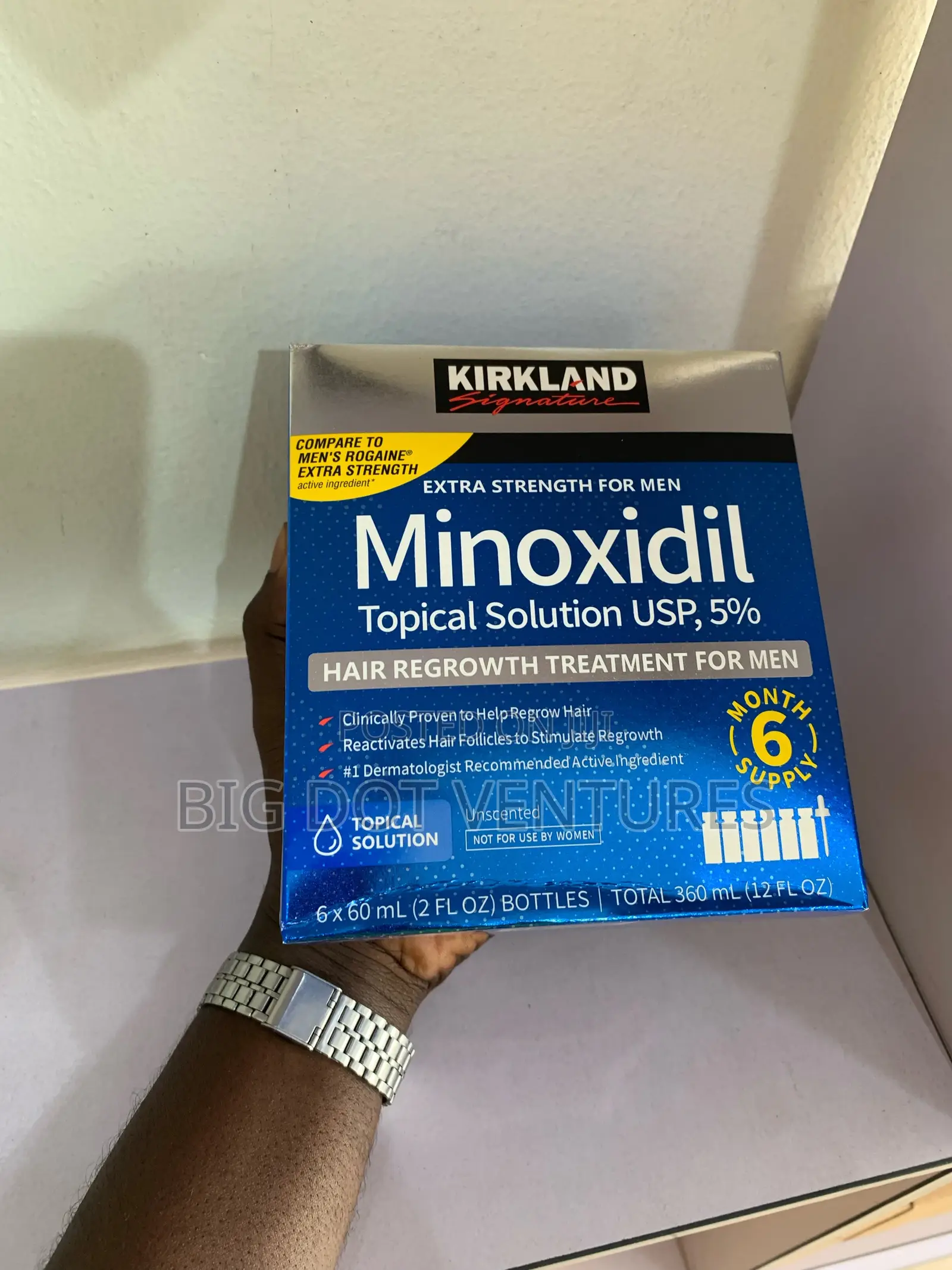 Original Kirkland Minoxidil Box (6pcs)